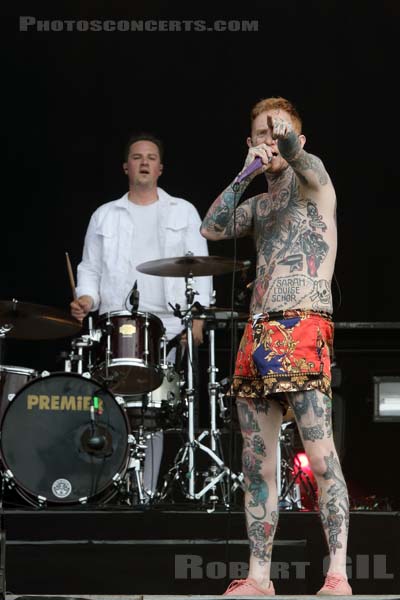 FRANK CARTER AND THE RATTLESNAKES - 2018-06-17 - BRETIGNY-SUR-ORGE - Base Aerienne 217 - Main Stage - 
